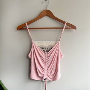 Blushmark Blush Pink Ruched Tank Top